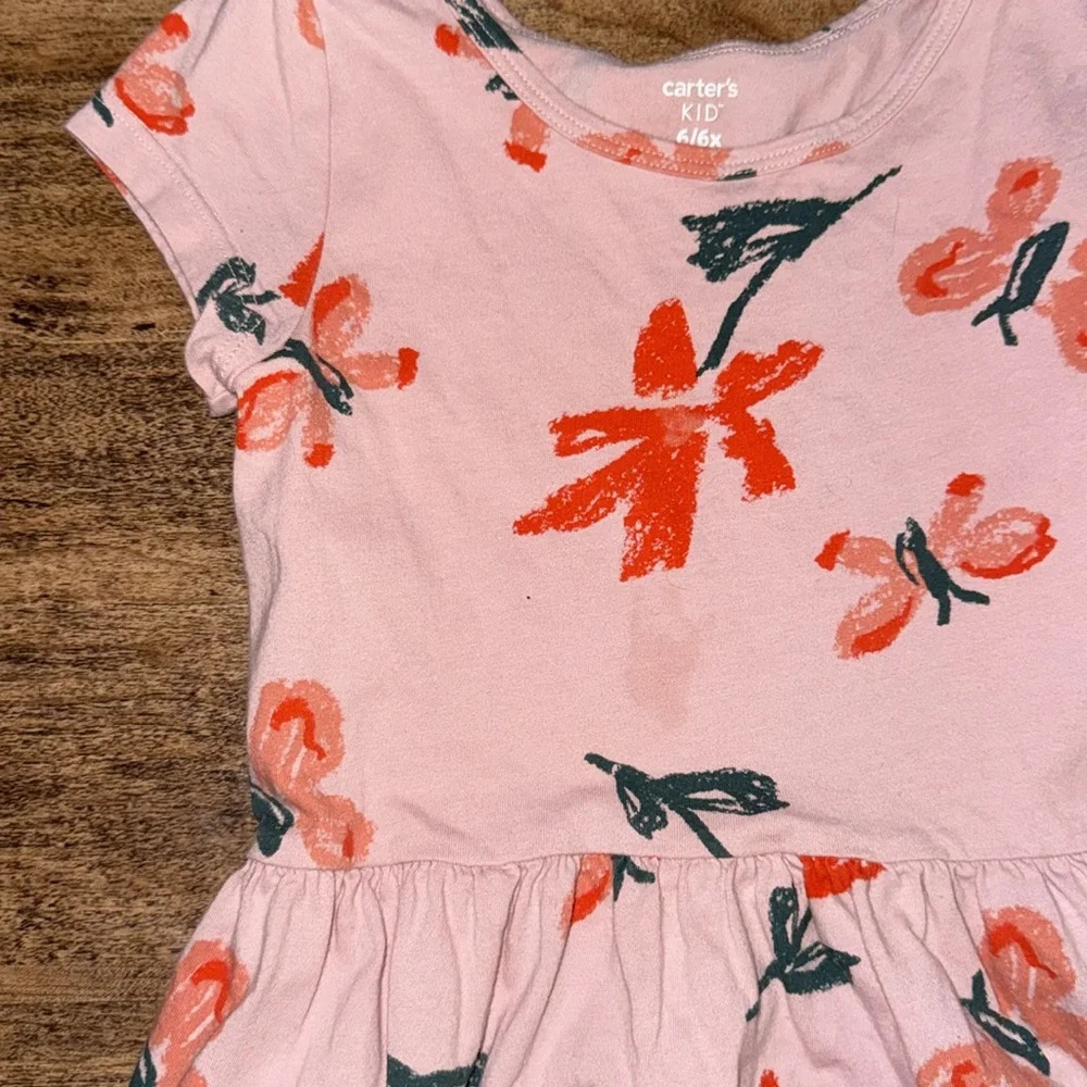 Floral dress 👗 girls size 6/6x - Picture 2 of 2